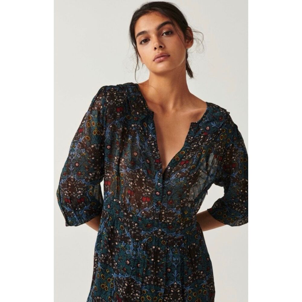 NWOT Ba&Sh phoenix midi dress, $331 Sz 2 - Picture 3 of 13